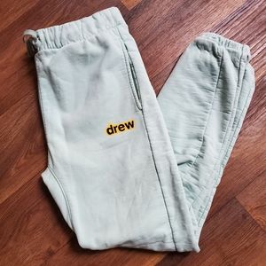Drew house mint green sweatpants Small Rare